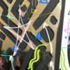 Tesa est un miroir recyclé avec des graphity urbain de Thomas Lyra Artiste